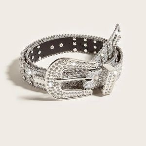 Rhinestone Decor Belt